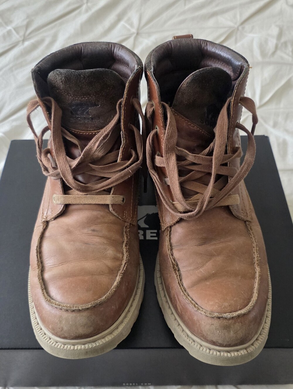 SOREL Madson II Waterproof Moc Toe Leather Boots